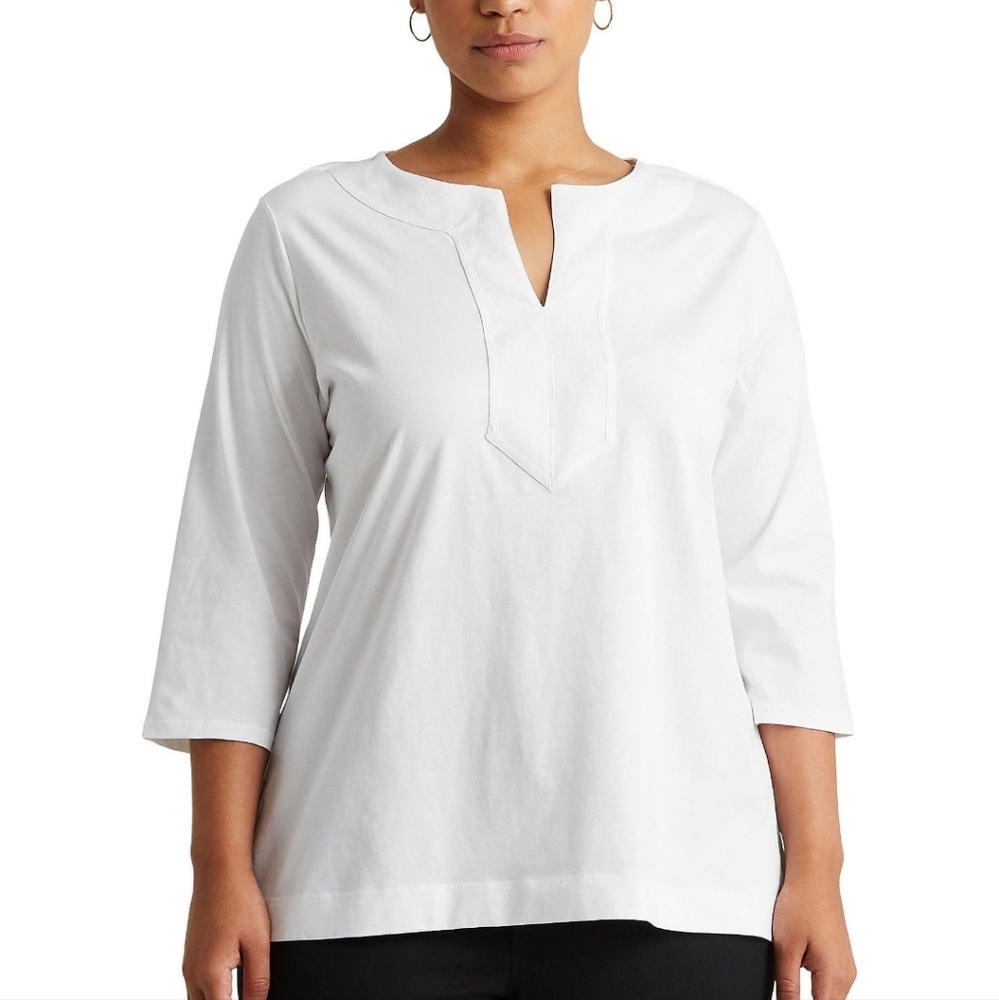 Lauren Ralph LaurenPlus Size Cotton Tunic size 2x